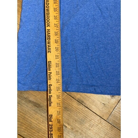 Men’s Nike Tee. Dri-Fit. Size large. Blue w/ black check - Picture 4 of 4